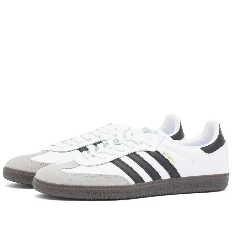 ADIDAS SAMBA OG WHITE, CORE BLACK & GRANITE