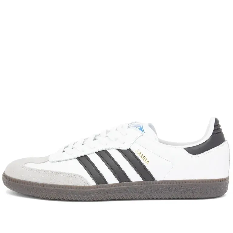 ADIDAS SAMBA OG WHITE, CORE BLACK & GRANITE