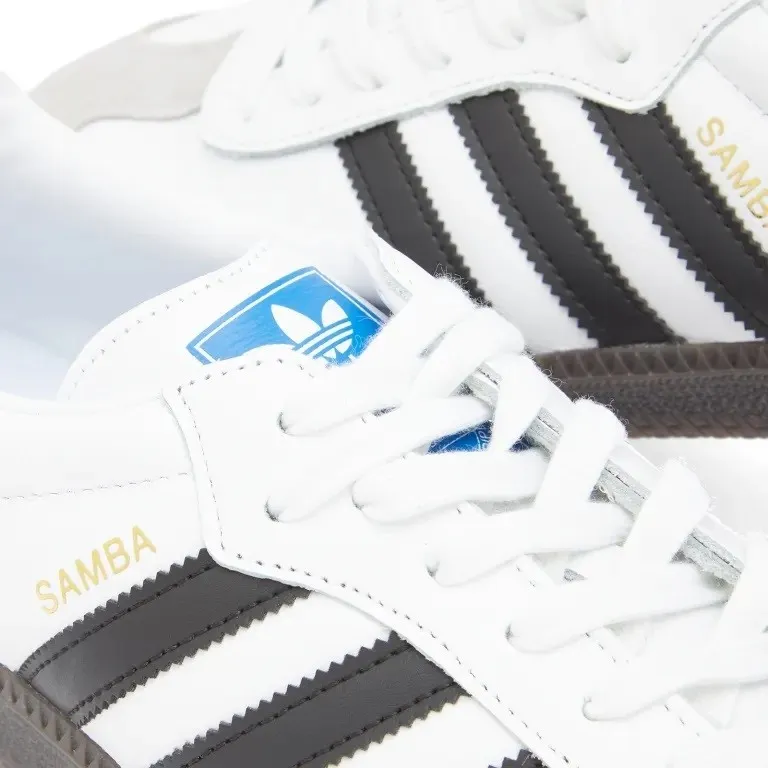 ADIDAS SAMBA OG WHITE, CORE BLACK & GRANITE