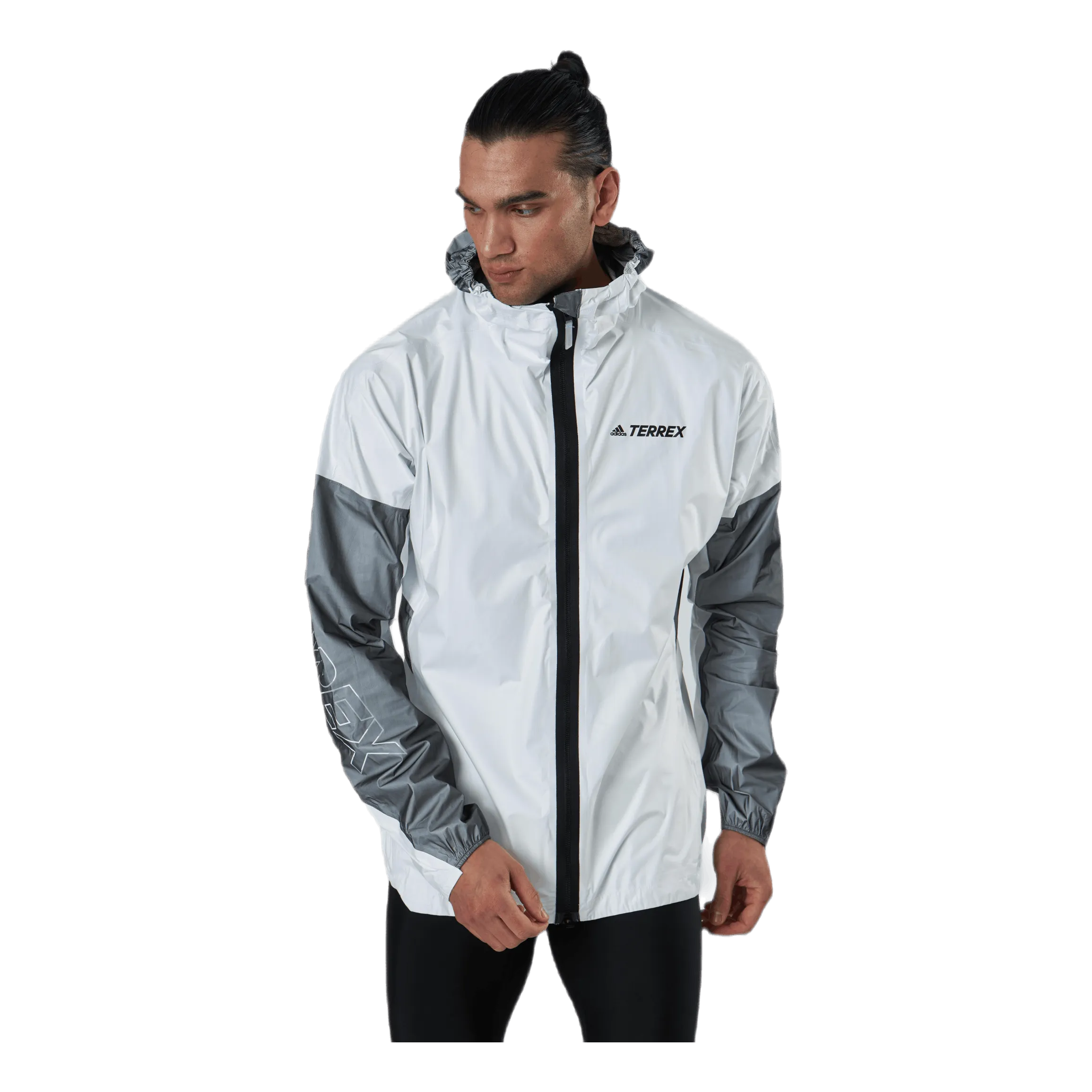 Adidas Terrex Agravic Tr Pro Rain Jacket Men White / Black