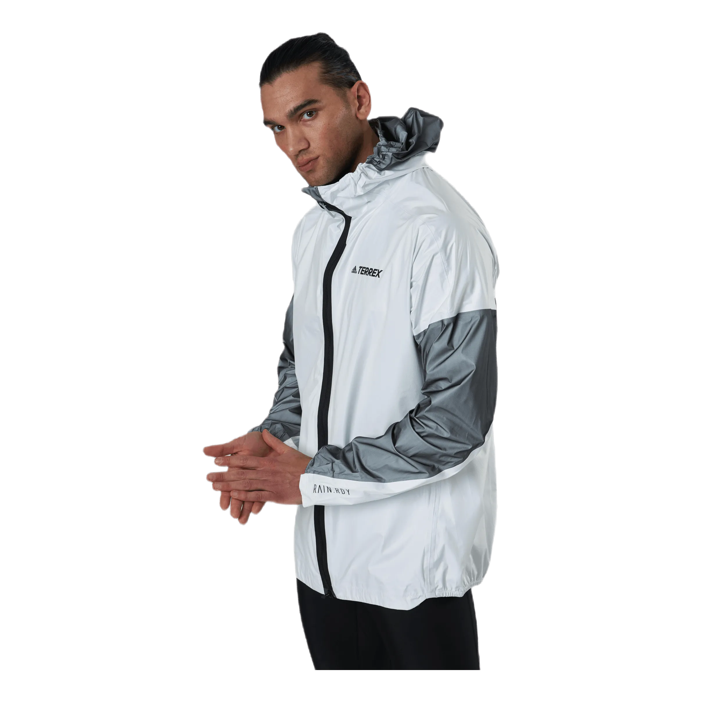 Adidas Terrex Agravic Tr Pro Rain Jacket Men White / Black