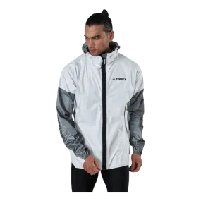 Adidas Terrex Agravic Tr Pro Rain Jacket Men White / Black