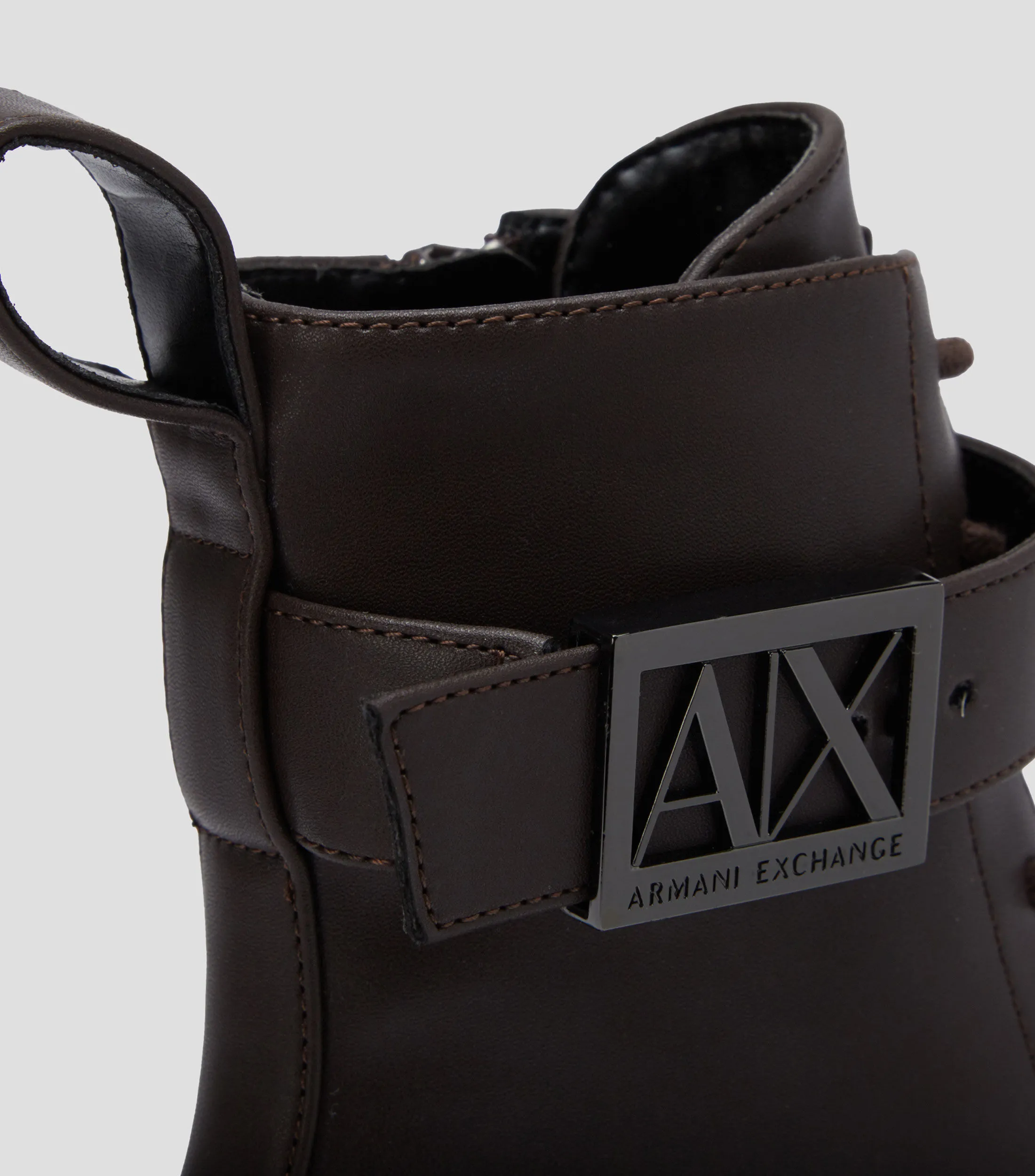 Armani Exchange Botines con tacón medio y ancho Mujer