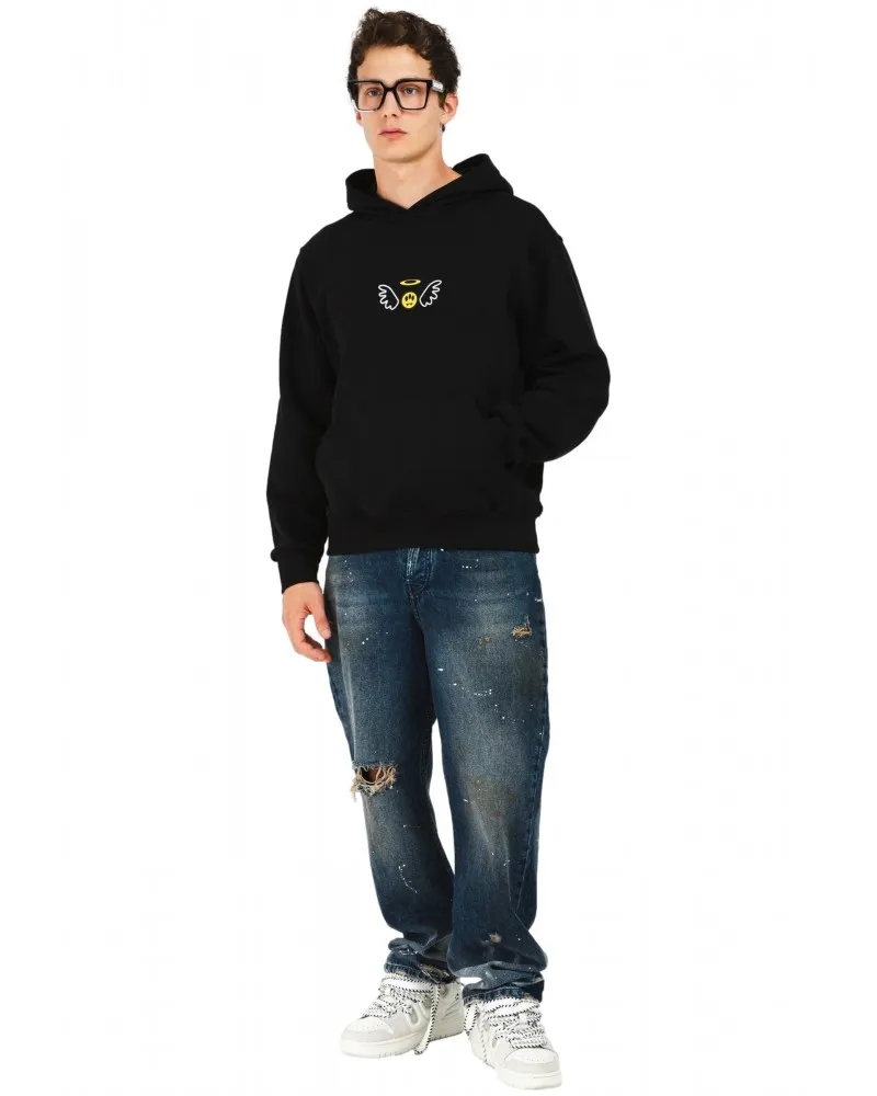 BARROW - Sudadera Oversize con Capucha "Free your spirit" Color Negro