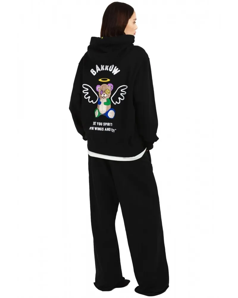 BARROW - Sudadera Oversize con Capucha "Free your spirit" Color Negro