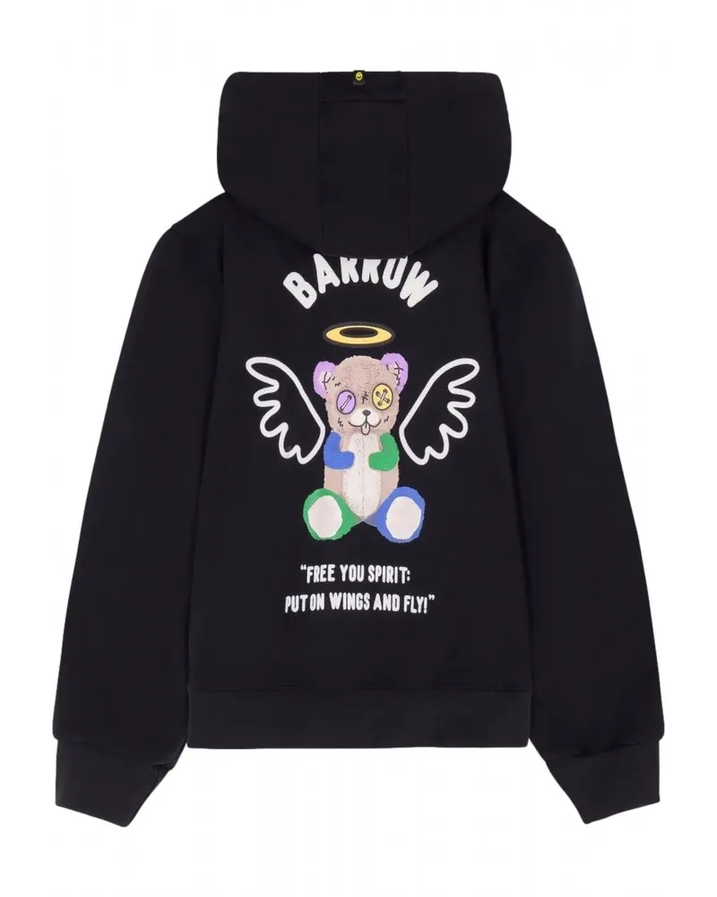 BARROW - Sudadera Oversize con Capucha "Free your spirit" Color Negro