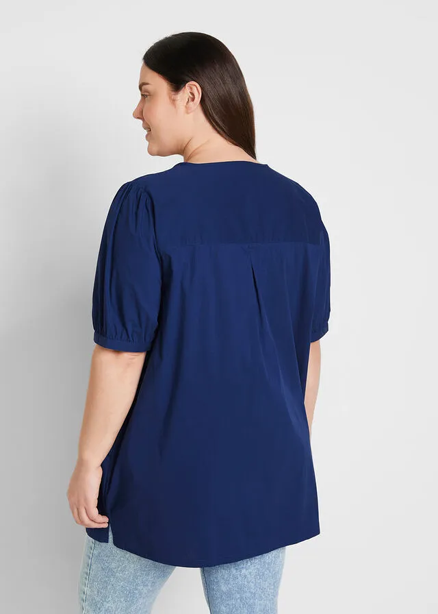 Blusa larga Azul oscuro