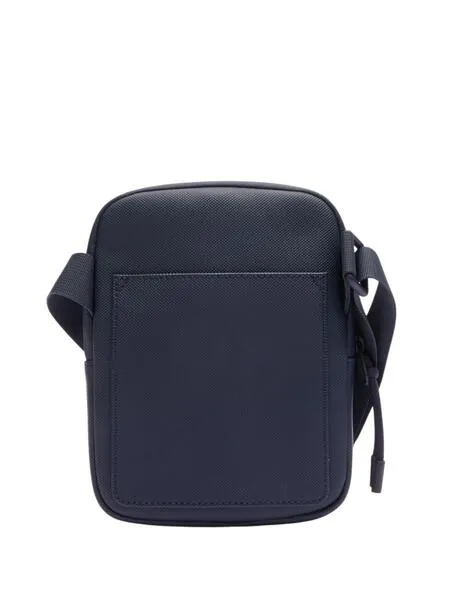 Bolso bandolera Lacoste pequeño LCST Slimline azul marino