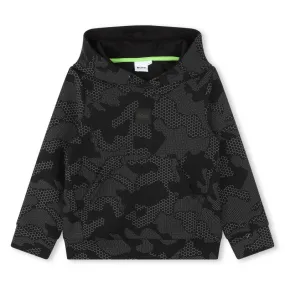 BOSS Sudadera estampada con capucha