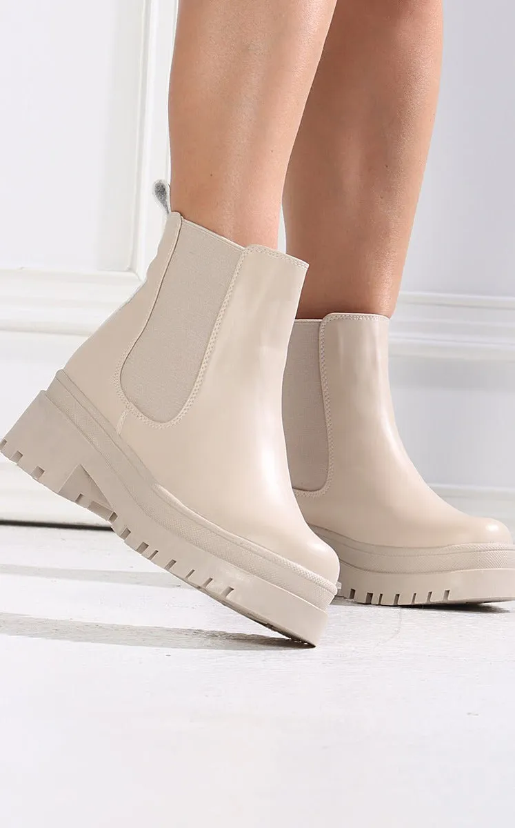 Botas Beige