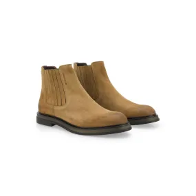 Botas Chelsea Para Hombre en Cuero 12950 taupe BTR Ambitious