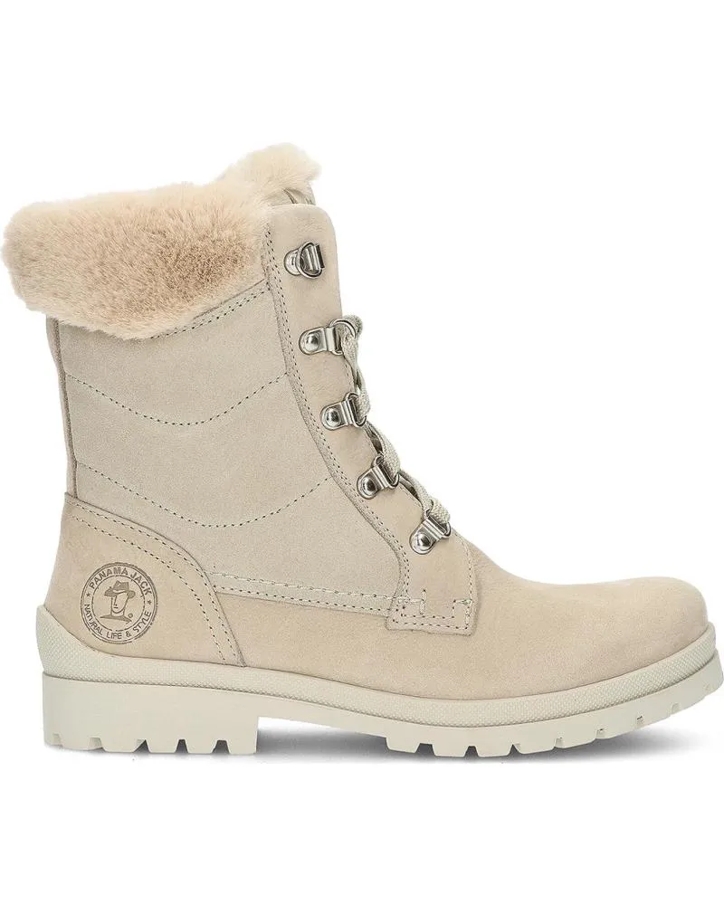 Botas de Mujer PANAMA JACK TUSCANI B28 NOBUCK CRUDO BEIGE