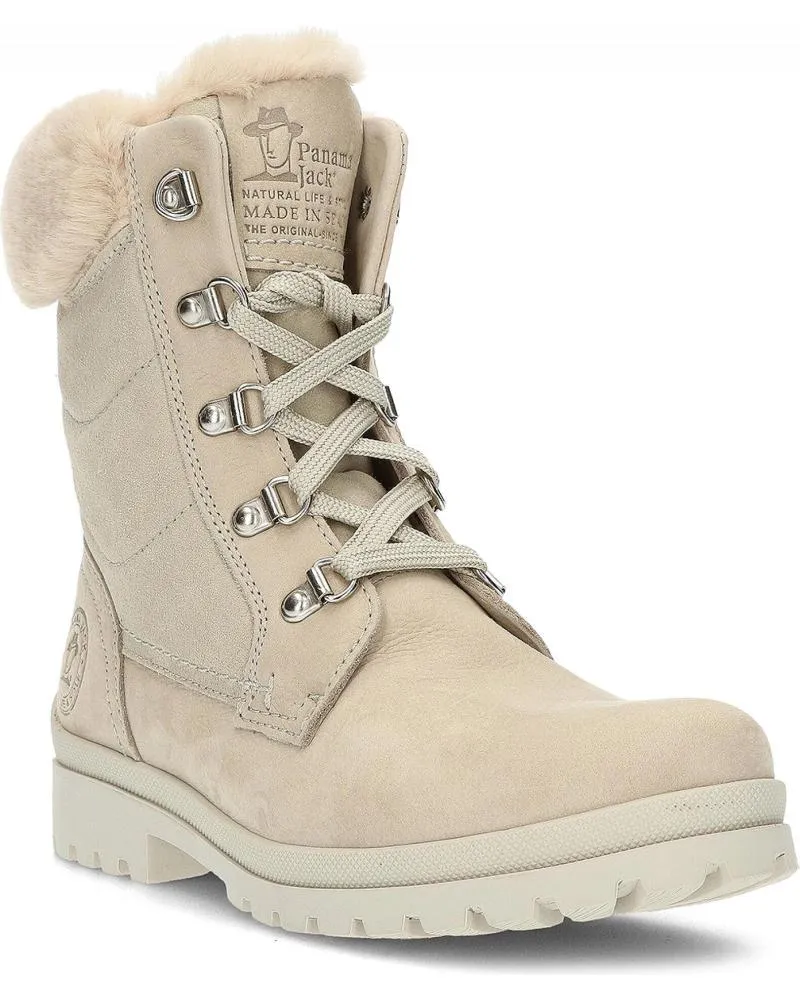 Botas de Mujer PANAMA JACK TUSCANI B28 NOBUCK CRUDO BEIGE