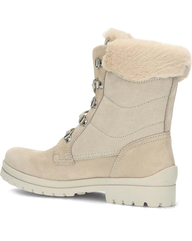 Botas de Mujer PANAMA JACK TUSCANI B28 NOBUCK CRUDO BEIGE