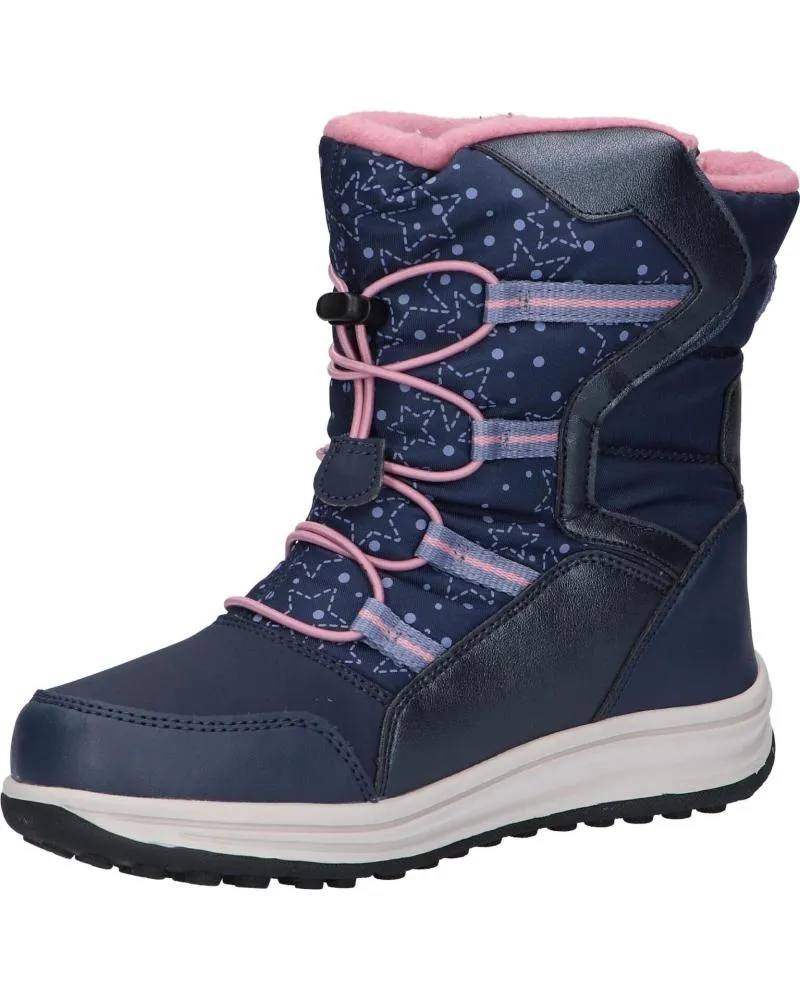 Botas de Mujer y Niña GEOX J26FUA 054FU J ROBY GIRL B ABX C4251 NAVY-ROSE