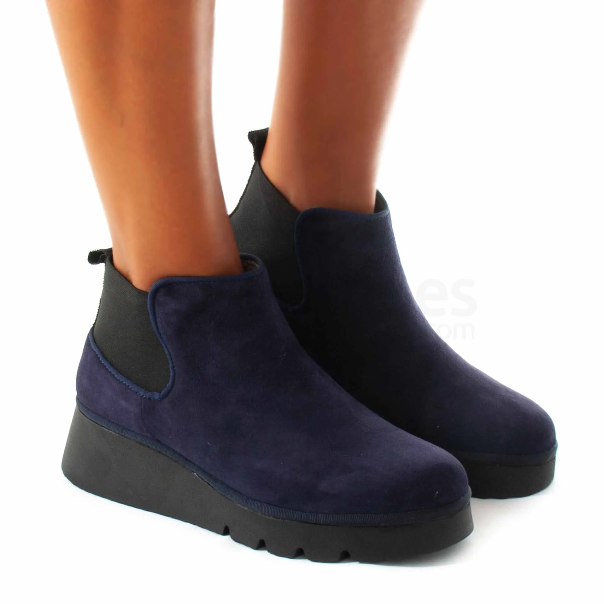 Botas FLY LONDON Pada Kid Suede Navy P501403002