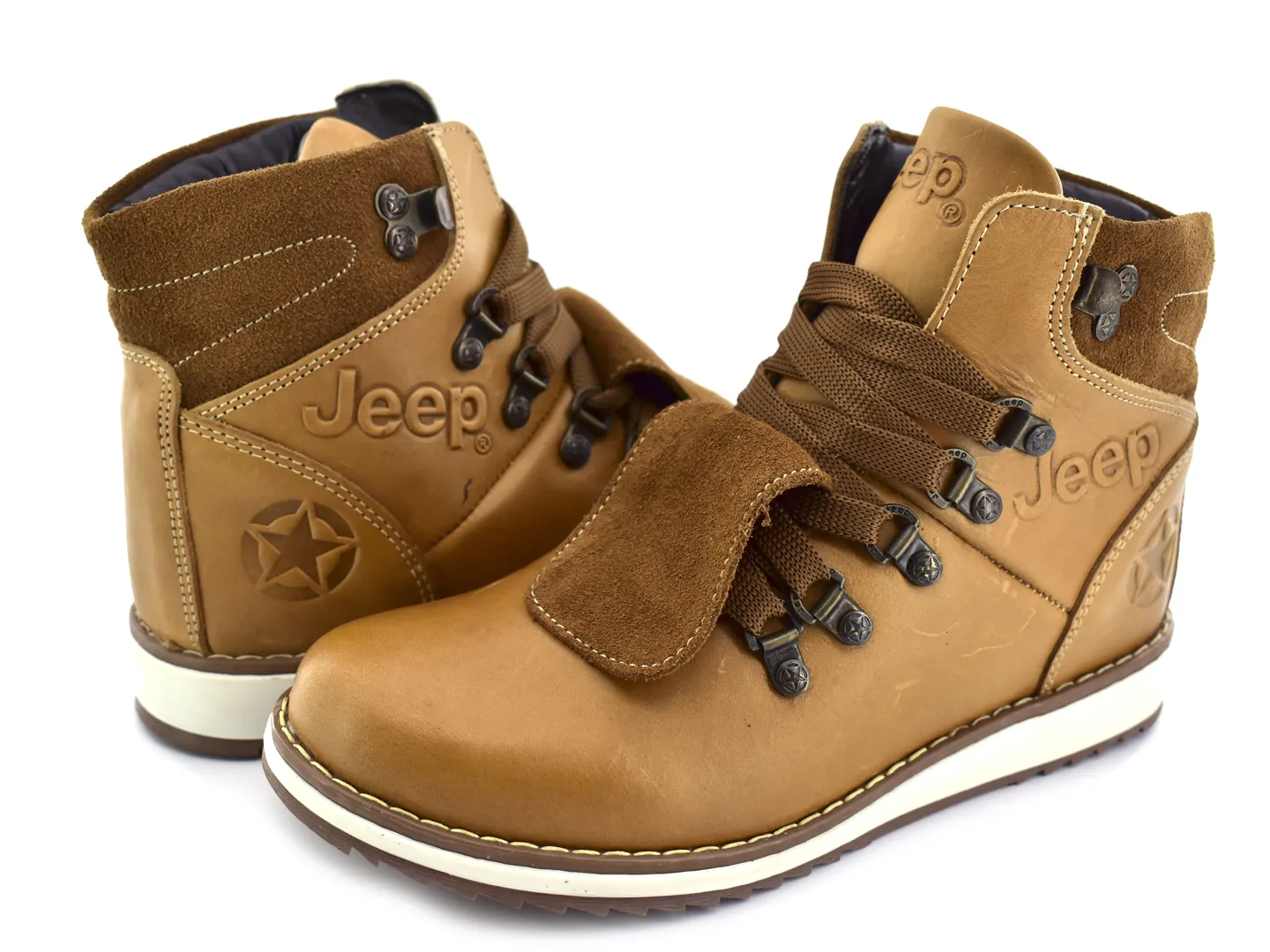 Botas Jeep 9426 Miel Para Mujer