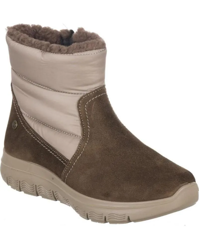 Botas LAURA AZAÑA  de Mujer BOTAS PLANAS LAURA AZANA 26606 MUJER TAUPE  MARRóN