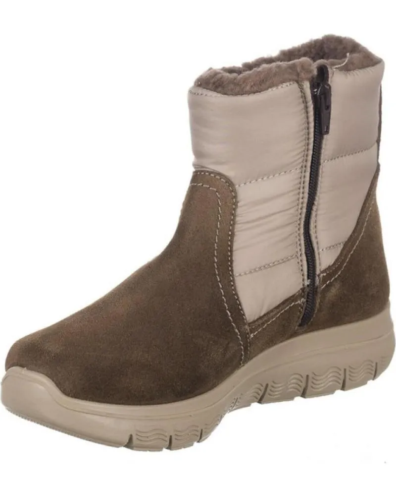 Botas LAURA AZAÑA  de Mujer BOTAS PLANAS LAURA AZANA 26606 MUJER TAUPE  MARRóN