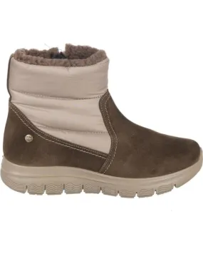 Botas LAURA AZAÑA  de Mujer BOTAS PLANAS LAURA AZANA 26606 MUJER TAUPE  MARRóN