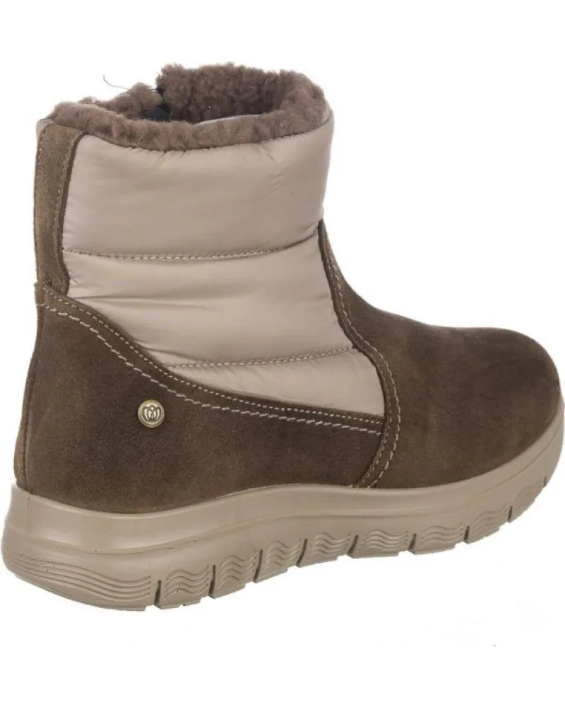 Botas LAURA AZAÑA  de Mujer BOTAS PLANAS LAURA AZANA 26606 MUJER TAUPE  MARRóN