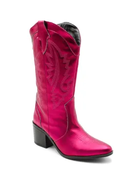 Botas tipo western Exterior Sintético Color Rosa Para Mujer De RBCOLLECTION