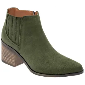 Botas tipo western Exterior Textil Color Olivo Para Mujer De Been Class