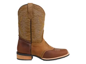 Botas Vaqueras Caballo Dorado 513 H Café Para Hombre