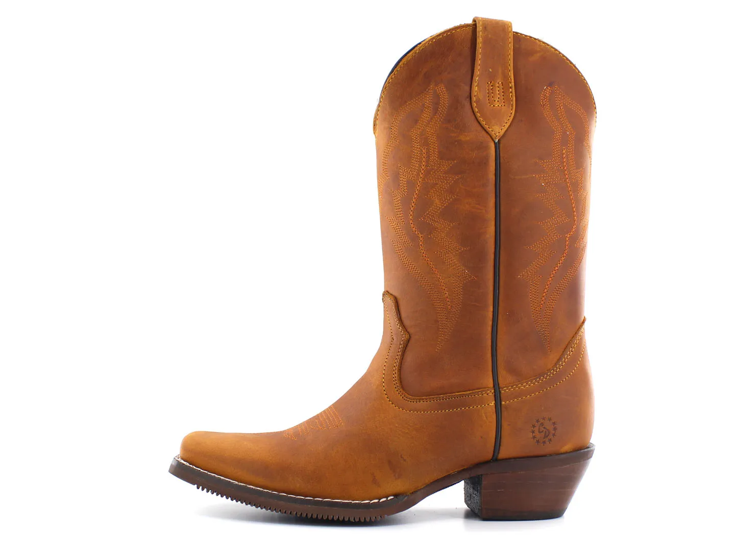 Botas Vaqueras Caballo Dorado 568 Para Mujer