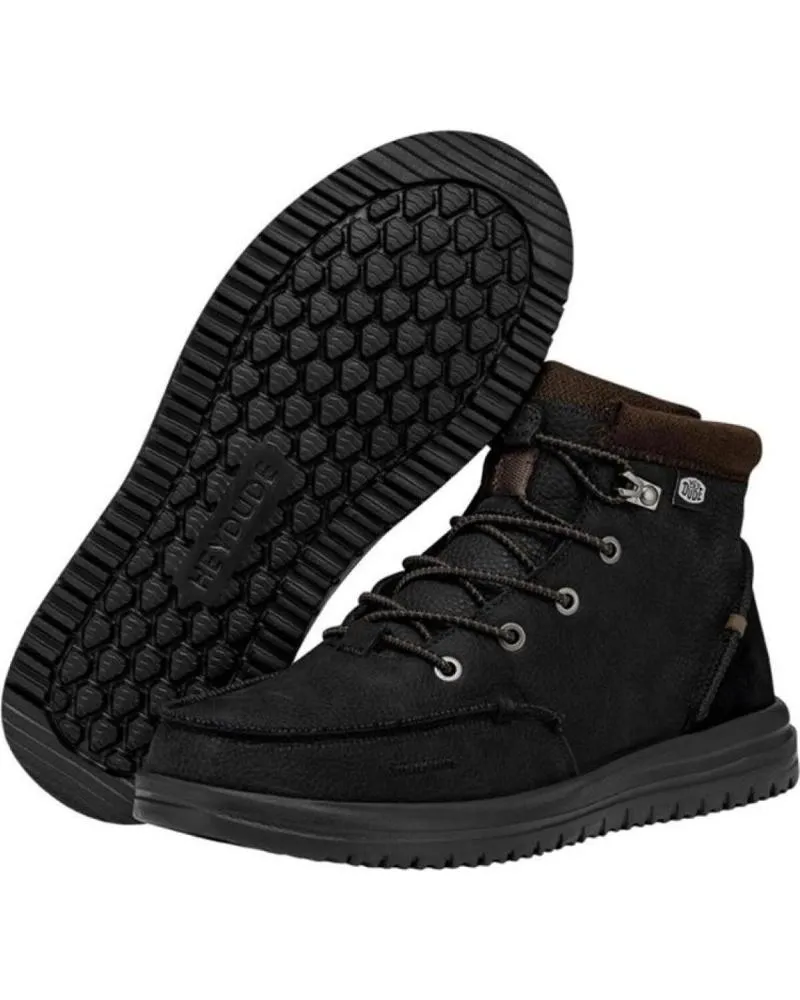 Botines de Hombre HEY DUDE BRADLEY BOOT LEATHER NEGRO