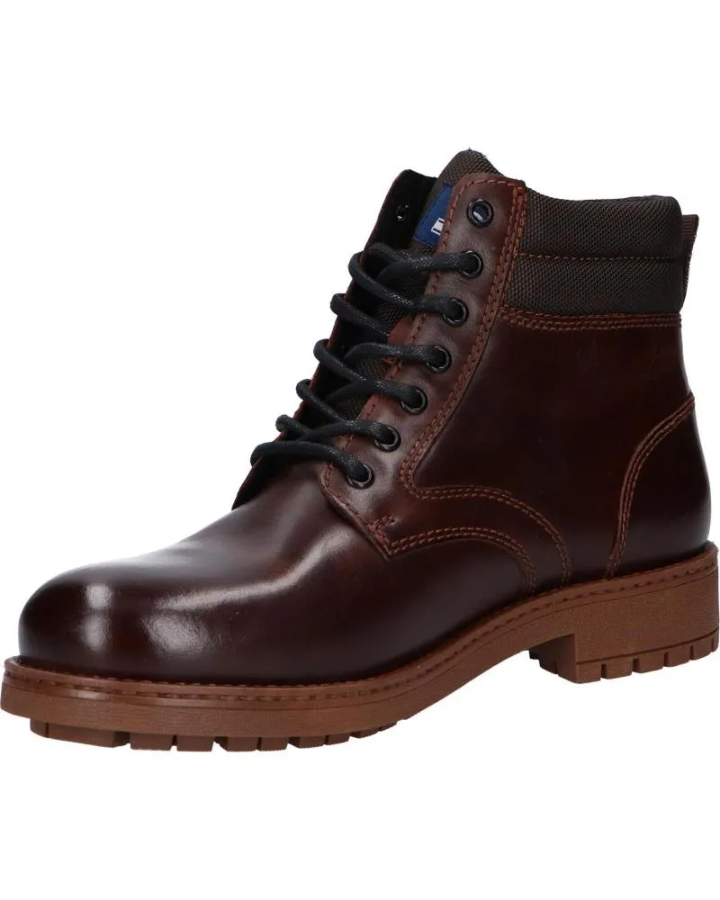 Botines de Hombre TOMMY HILFIGER EM0EM01057 SHORT LACE UP BOOT GT7 TRUFFLE BROWN