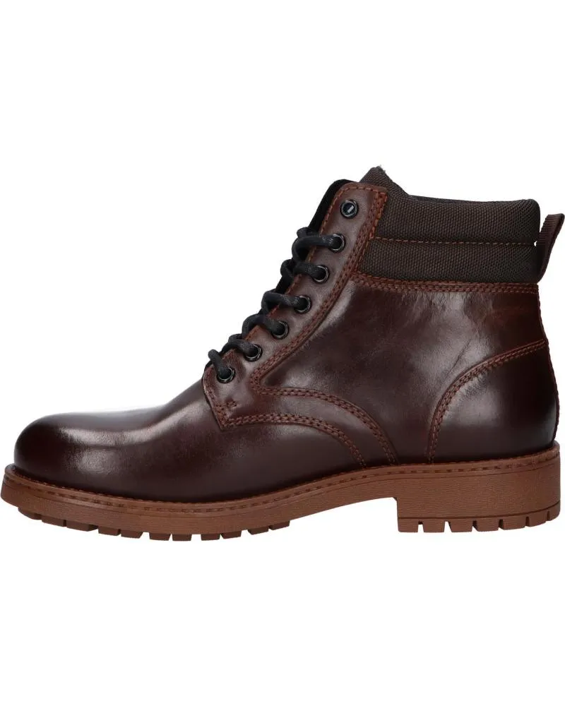 Botines de Hombre TOMMY HILFIGER EM0EM01057 SHORT LACE UP BOOT GT7 TRUFFLE BROWN