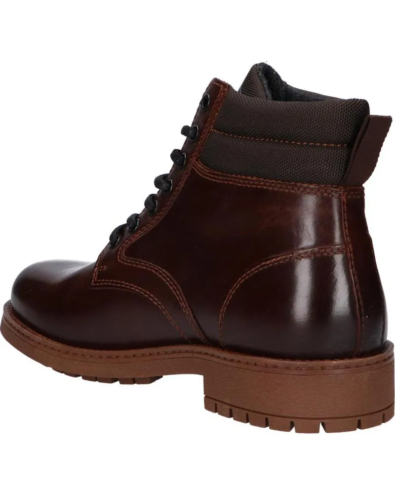 Botines de Hombre TOMMY HILFIGER EM0EM01057 SHORT LACE UP BOOT GT7 TRUFFLE BROWN