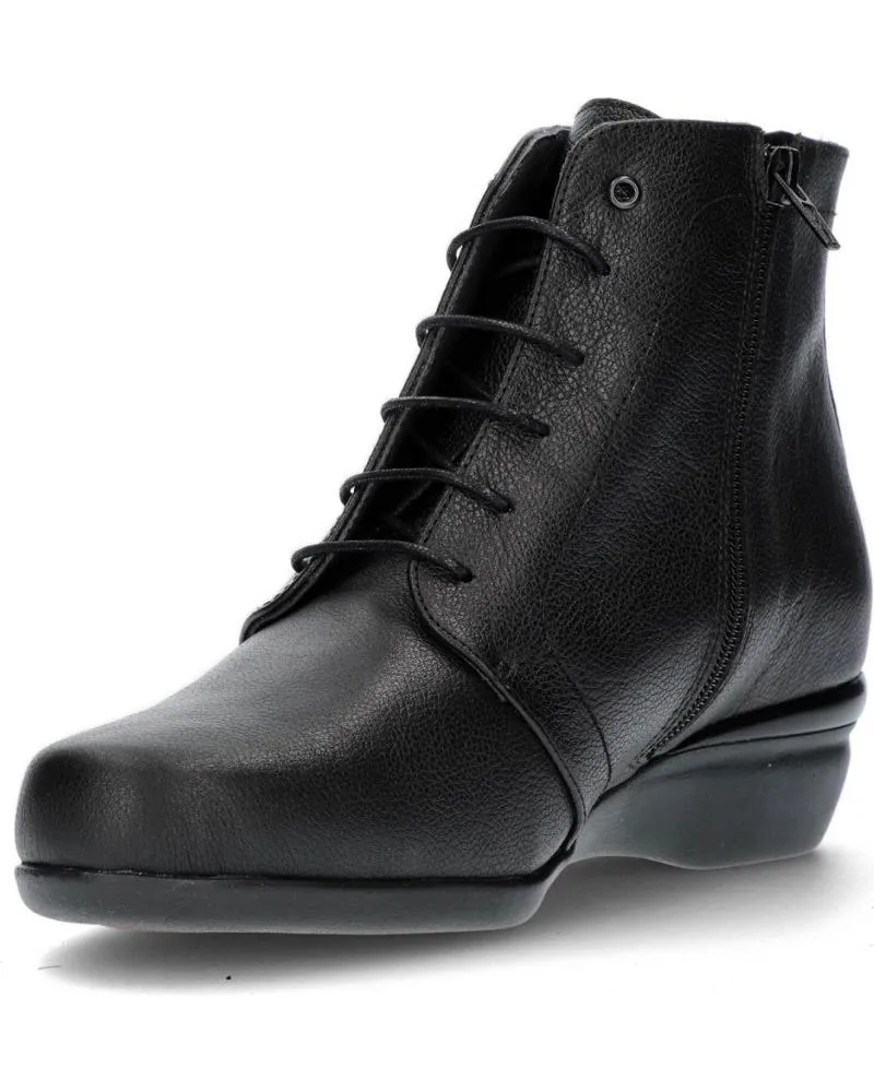 Botines de Mujer DTORRES BOTINES OTTAWA CORDONES NEGRO