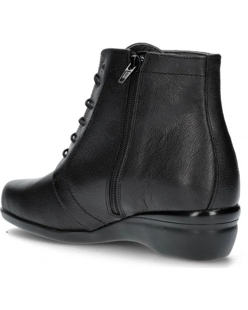 Botines de Mujer DTORRES BOTINES OTTAWA CORDONES NEGRO