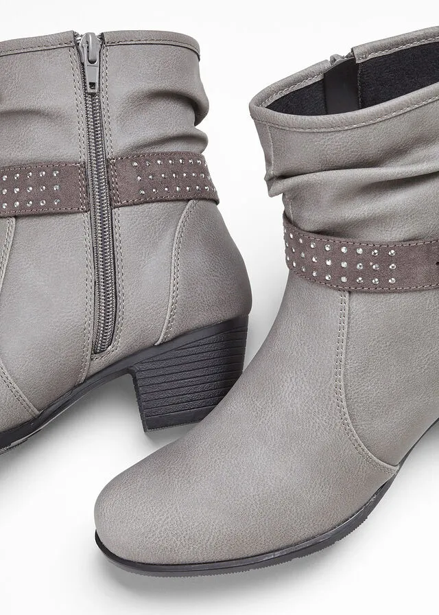 Botines Gris oscuro