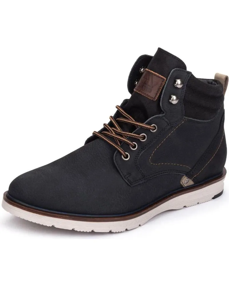 Botines KARTAMO  de Hombre BOTINES CASUAL DE PIEL CON CORDONES HOMBRE  MARINO