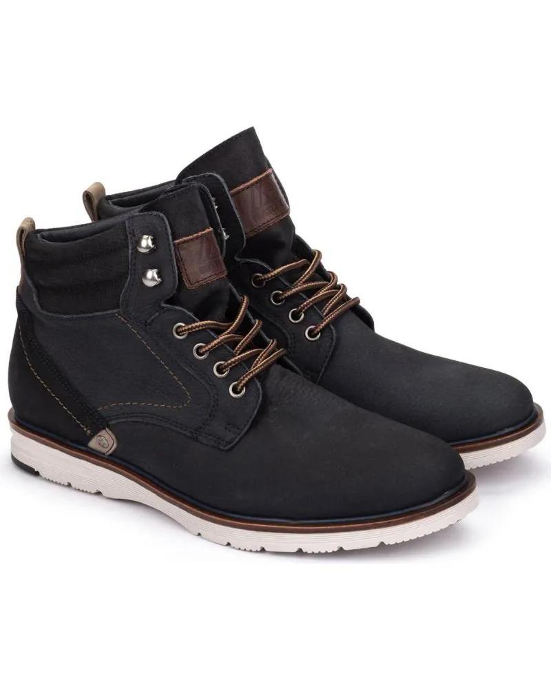 Botines KARTAMO  de Hombre BOTINES CASUAL DE PIEL CON CORDONES HOMBRE  MARINO