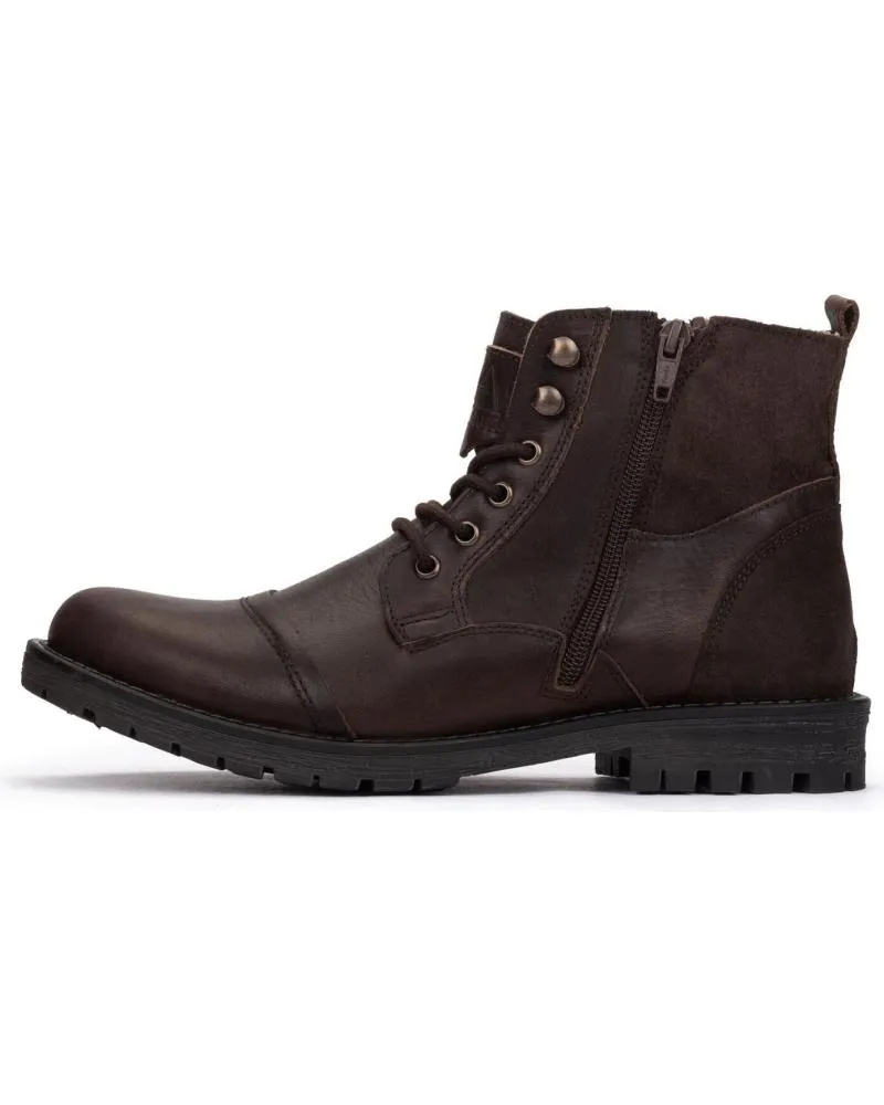 Botines KARTAMO  de Hombre BOTINES MARRON CUERO DE PIEL HOMBRE  MARRóN