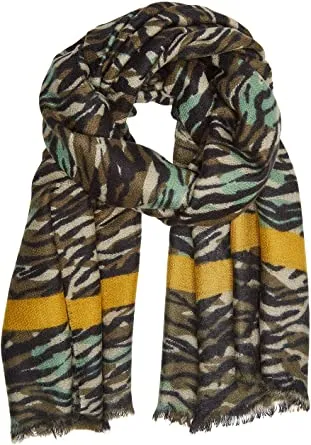 Bufanda Barts cálida súper suave para mujer COSENZA SCARF Army Ref. 4936013 Ejercito camuflaje