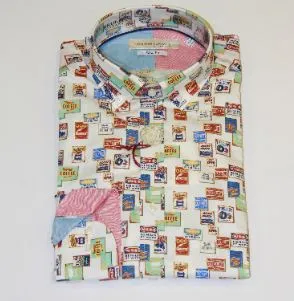 CAMISA CARLOS CORDOBA 2786 ESTAMPADA