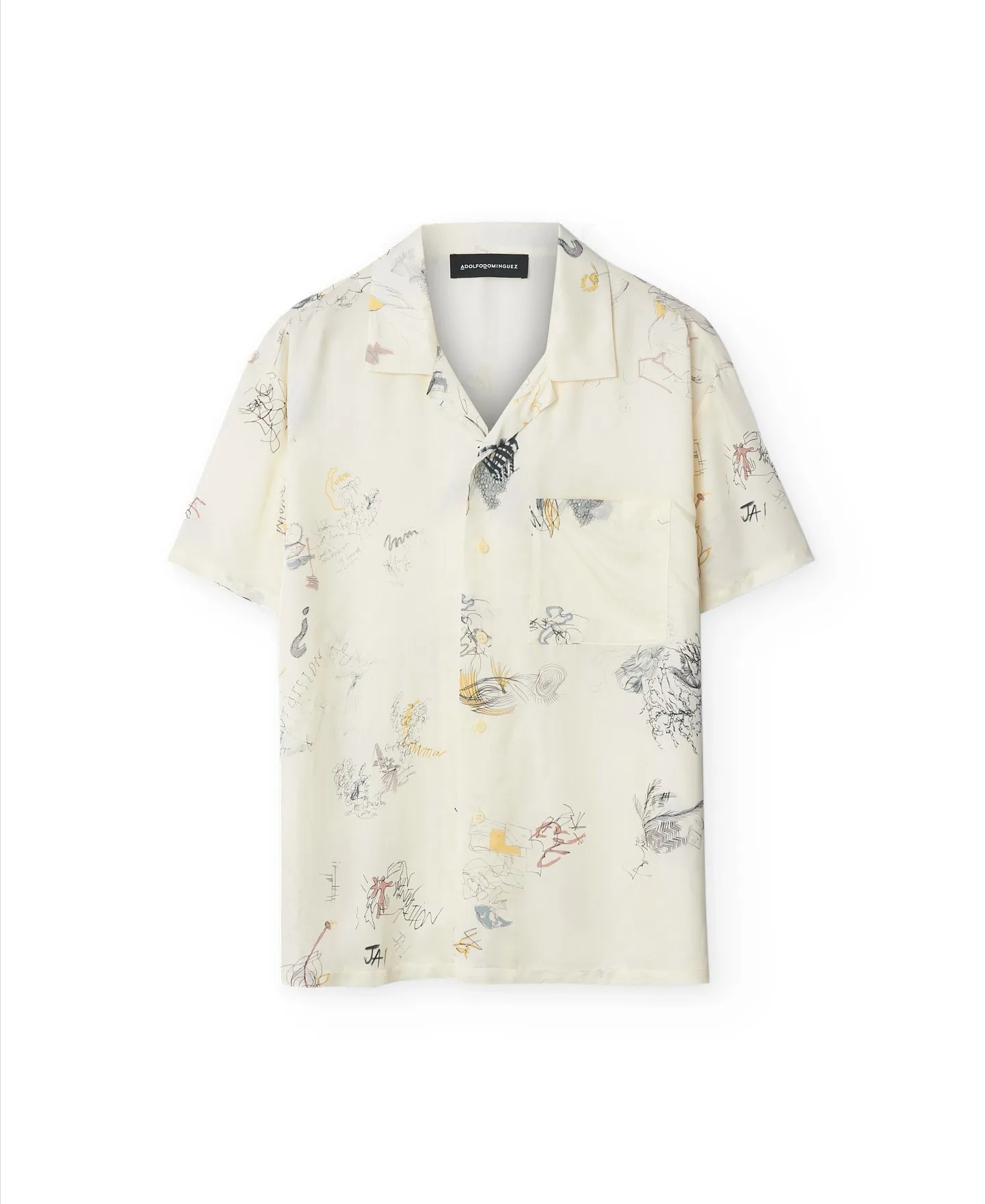 Camisa oversize estampada hombre