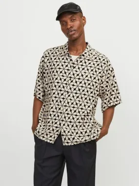 Camisa Oversize estampada Negra - JORMARSHALL