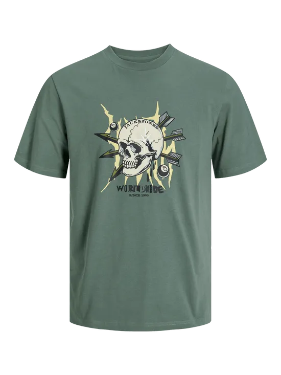 Camiseta estampada verde - JORHEAVENS