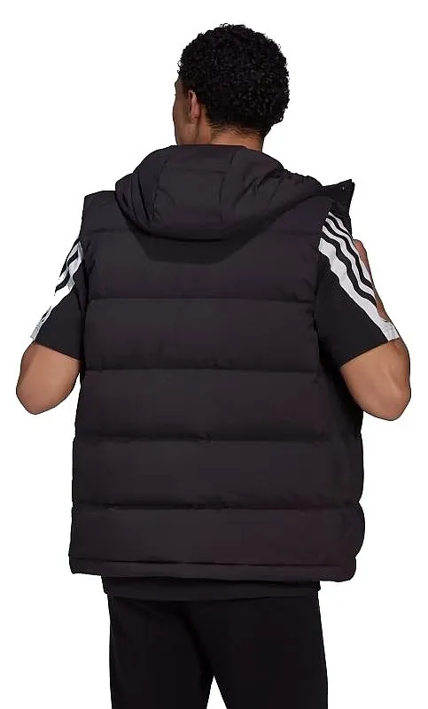 chaleco adidas Performance Helionic Hooded Down - Black - men´s