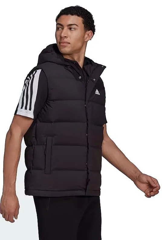 chaleco adidas Performance Helionic Hooded Down - Black - men´s