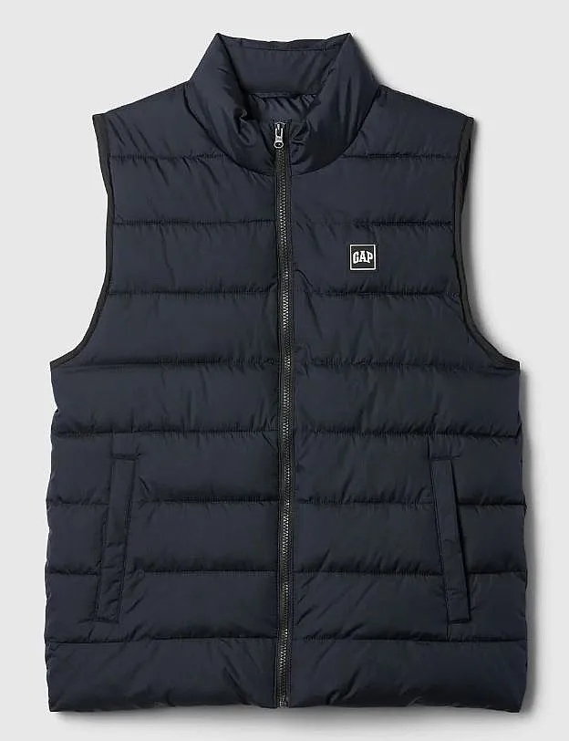 chaleco GAP V-Frch Logo Puffer - True Navy V2 - men´s