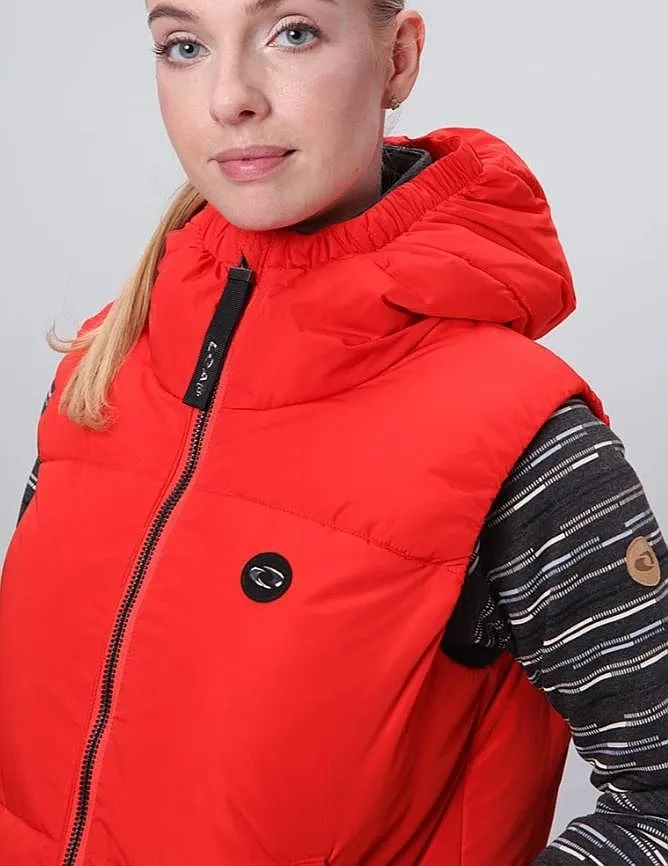 chaleco Loap Tamaja - G16G/Flame Scarlet - women´s