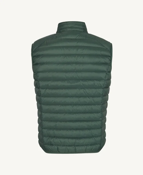 Chaleco sin mangas Jott de plumas pato Hombre TOM BASIC PF22MDOW04 -20A CELADON GREEN Justoverthetop VERDE BOSQUE