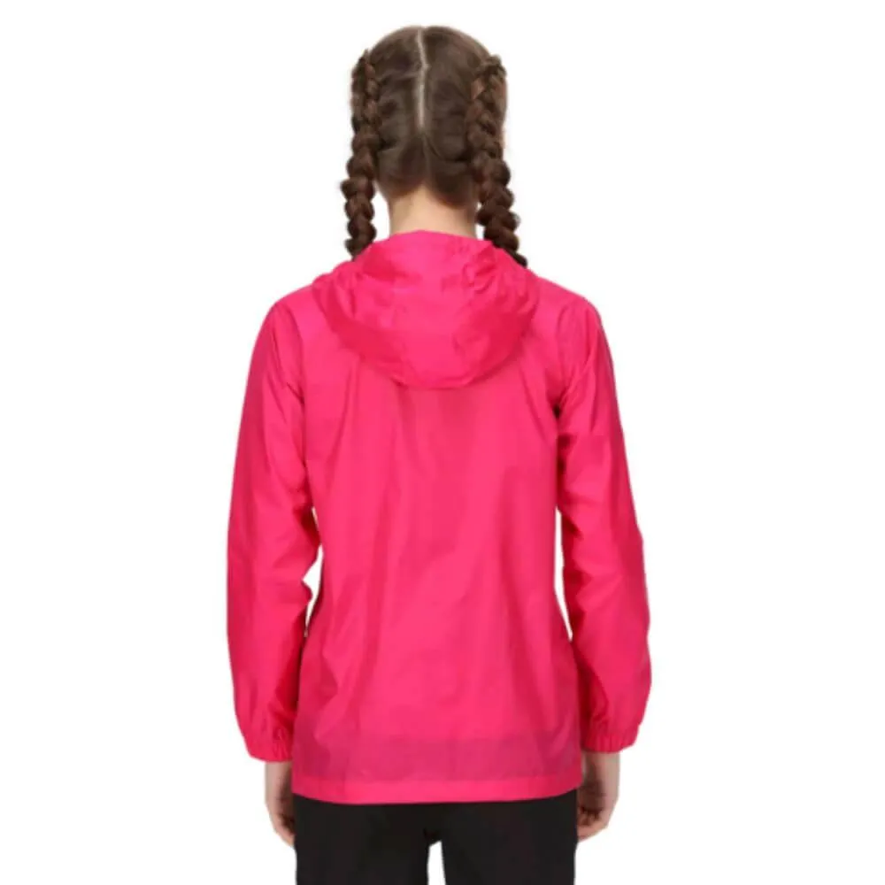 Chaqueta Impermeable Regatta Kid Pack It III. Pink. RKW213